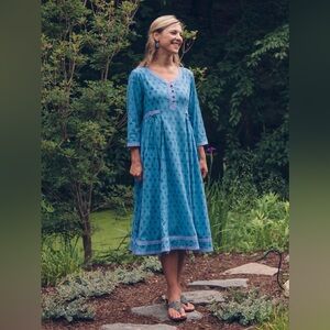 $216 April Cornell Prairie 100% Cotton Dress